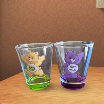 Swear Bears Shot Glasses - 6 Pieces-Jolura
