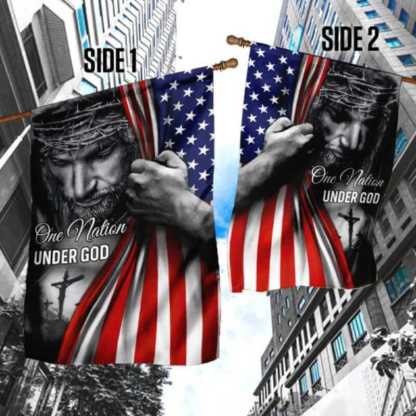 Jesus Flag One Nation Under God Jesus Flag-Jolura