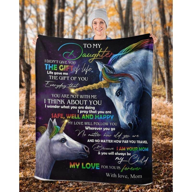 To My Daughter - From Mom - A318 - Premium Blanket-Jolura