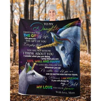 To My Daughter - From Mom - A318 - Premium Blanket-Jolura