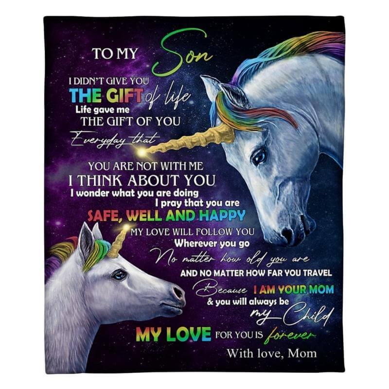 To My Son - From Mom - A318 - Premium Blanket-Jolura