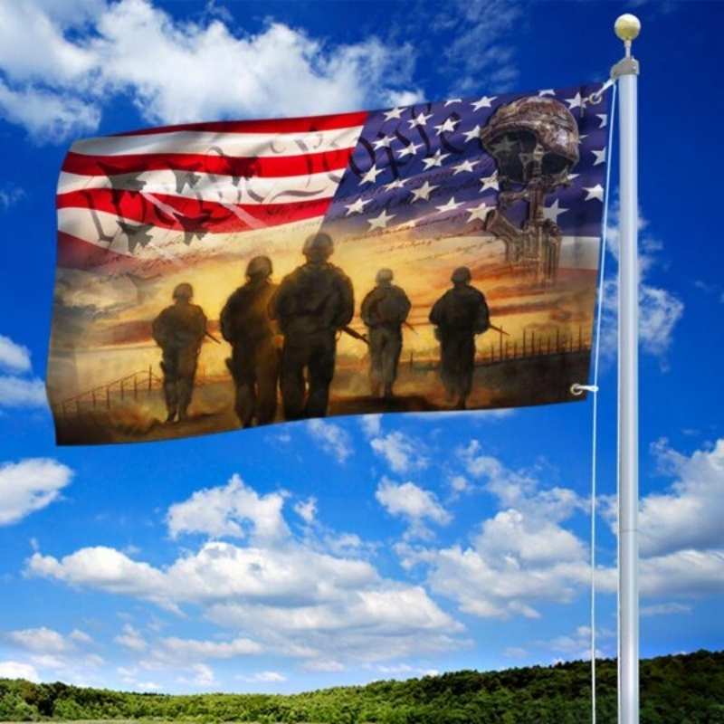 Memorial Day, All Gave Some, Some Gave All Veteran Flag-Jolura