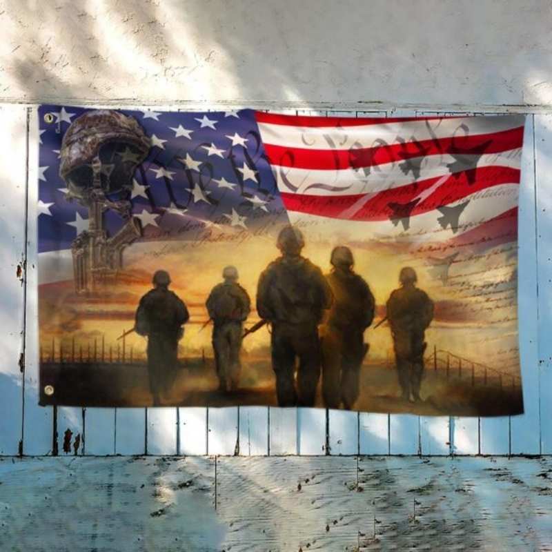 Memorial Day, All Gave Some, Some Gave All Veteran Flag-Jolura
