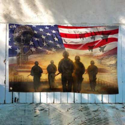 Memorial Day, All Gave Some, Some Gave All Veteran Flag-Jolura
