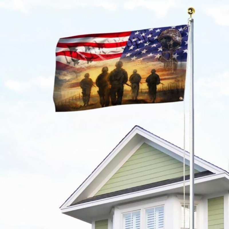 Memorial Day, All Gave Some, Some Gave All Veteran Flag-Jolura