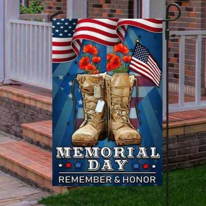 Memorial Day Veteran Remember and Honor Flag-Jolura
