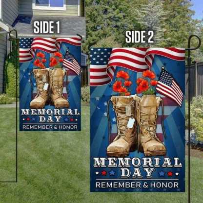 Memorial Day Veteran Remember and Honor Flag-Jolura