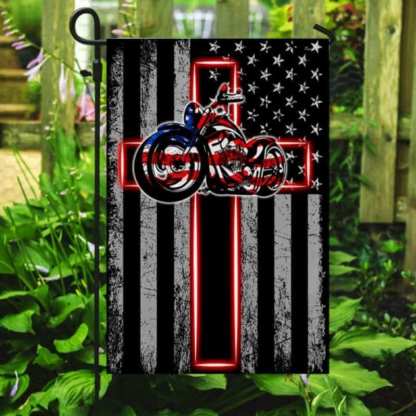 Motorbike Flag Jesus Motorcycle American Flag-Jolura