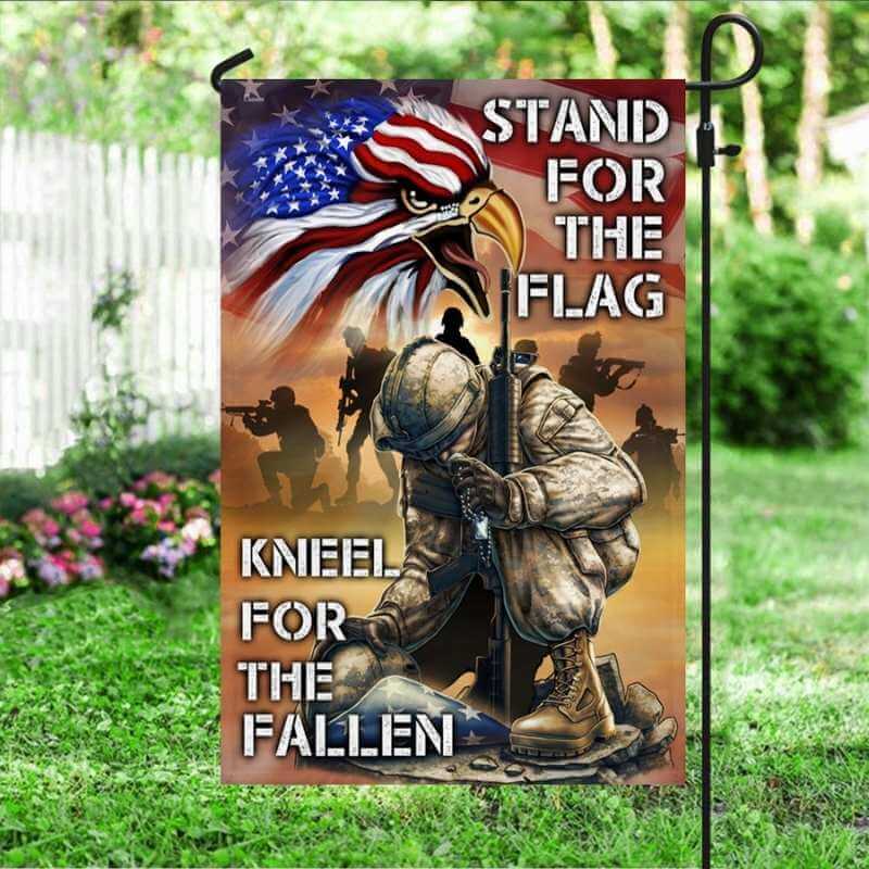 American Veterans Eagle Proud Served Memorial Day Flag-Jolura