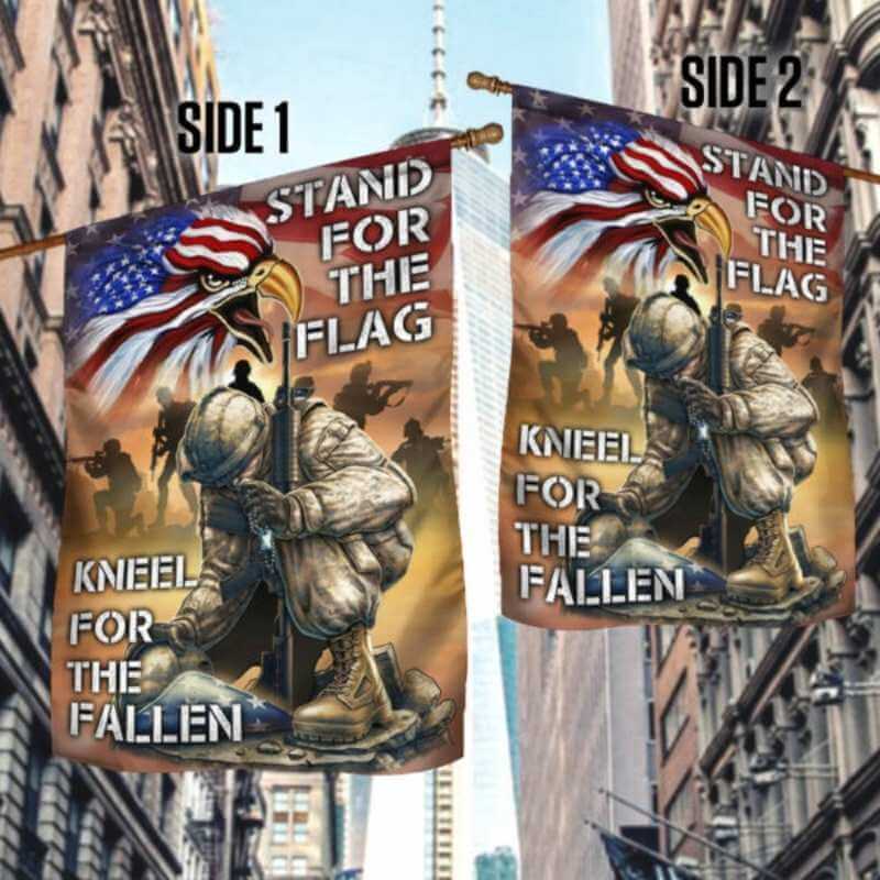 American Veterans Eagle Proud Served Memorial Day Flag-Jolura