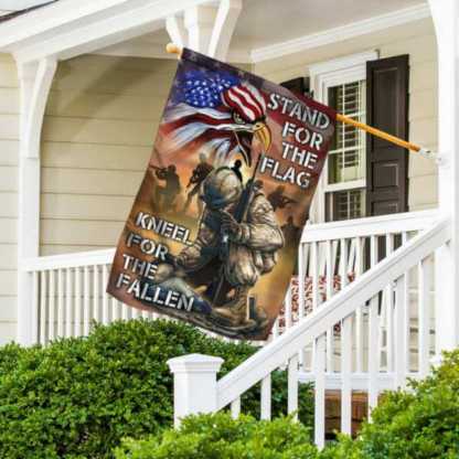 American Veterans Eagle Proud Served Memorial Day Flag-Jolura