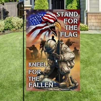 American Veterans Eagle Proud Served Memorial Day Flag-Jolura