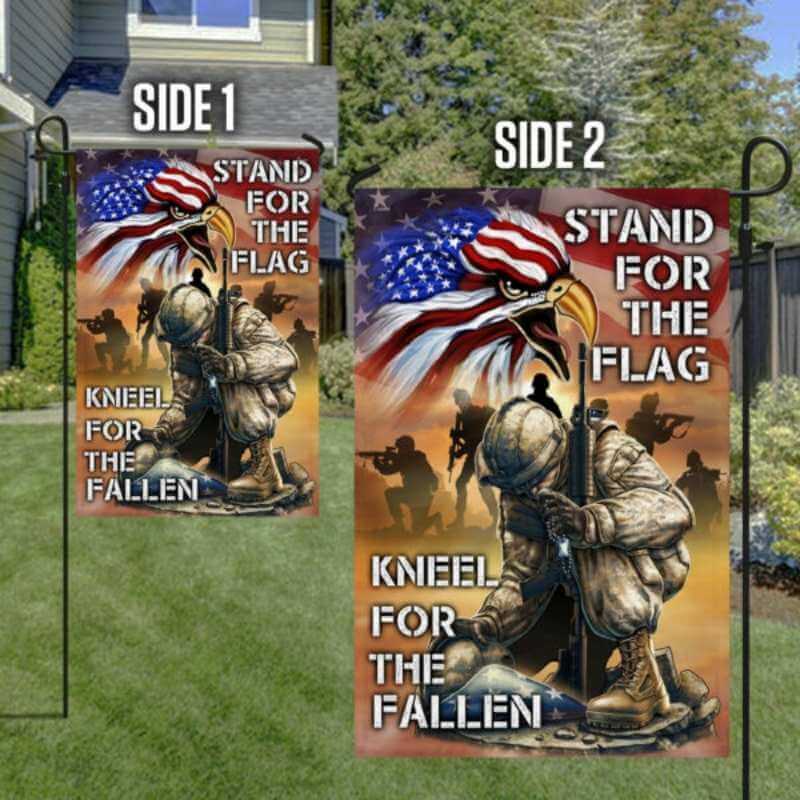 American Veterans Eagle Proud Served Memorial Day Flag-Jolura