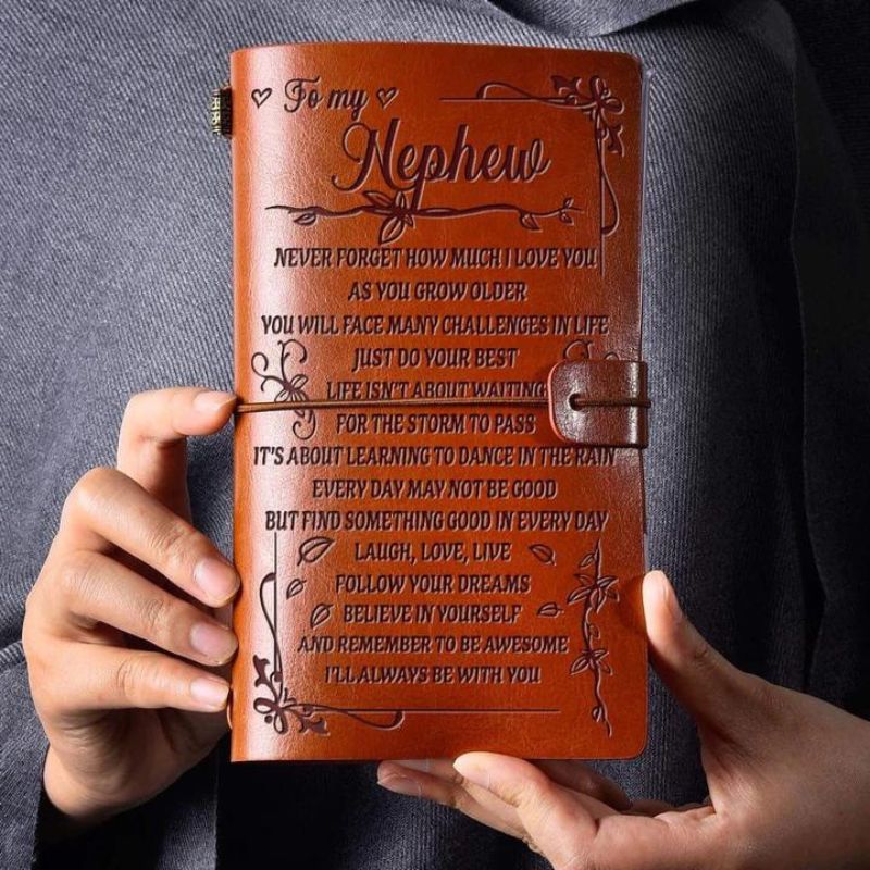 To My Nephew - I'll Always Be with You - Vintage Journal Notebook-Jolura