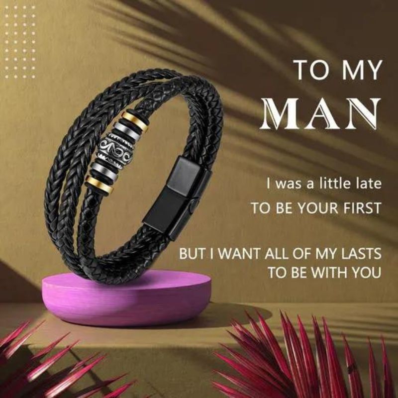 To My Man - I Want All Of My Lasts To Be With You - Vintage Bracelet-Jolura