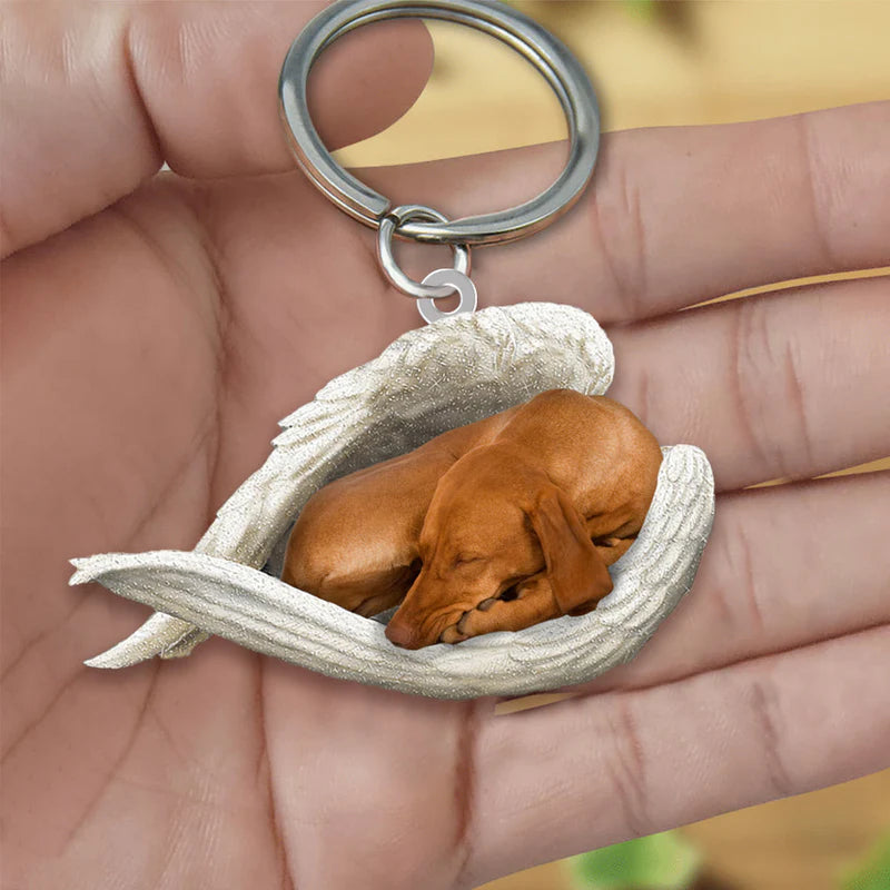 Sleeping Angel Acrylic Keychain Vizsla SA072-Jolura