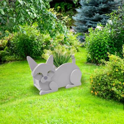 White Cat Planter AP079-Jolura