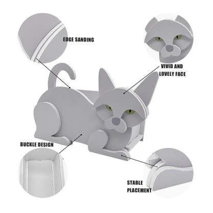 White Cat Planter AP079-Jolura