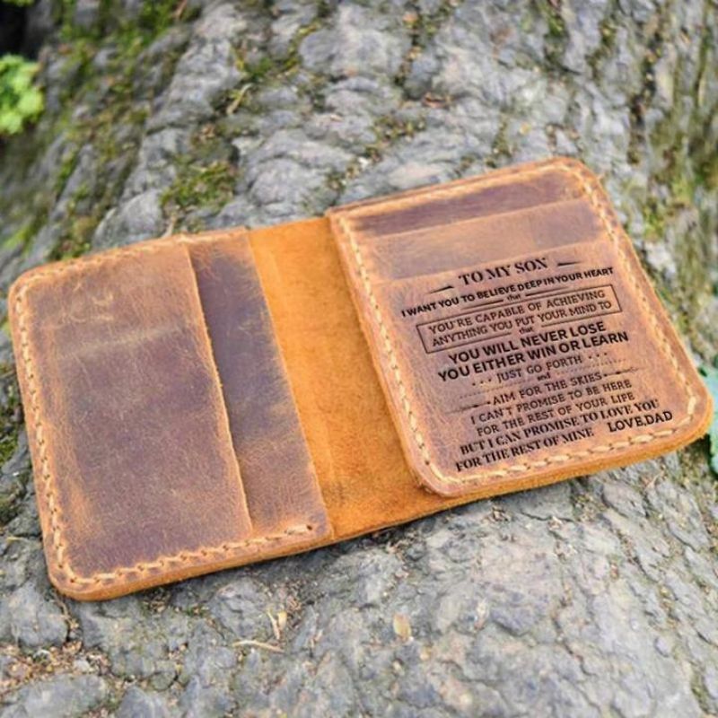 You Will Never Lose - Leather Bifold Wallet-Jolura