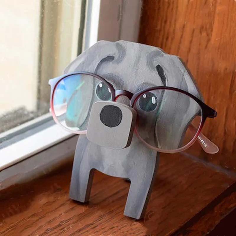 Handmade Glasses Stand F269 Lovely Weimaraner-Jolura