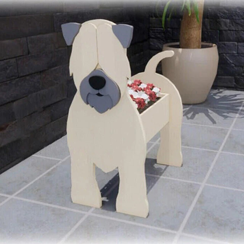 Wheaten Terrier Planter AP100-Jolura