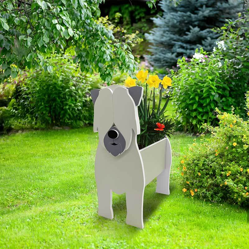 Wheaten Terrier Planter AP100-Jolura