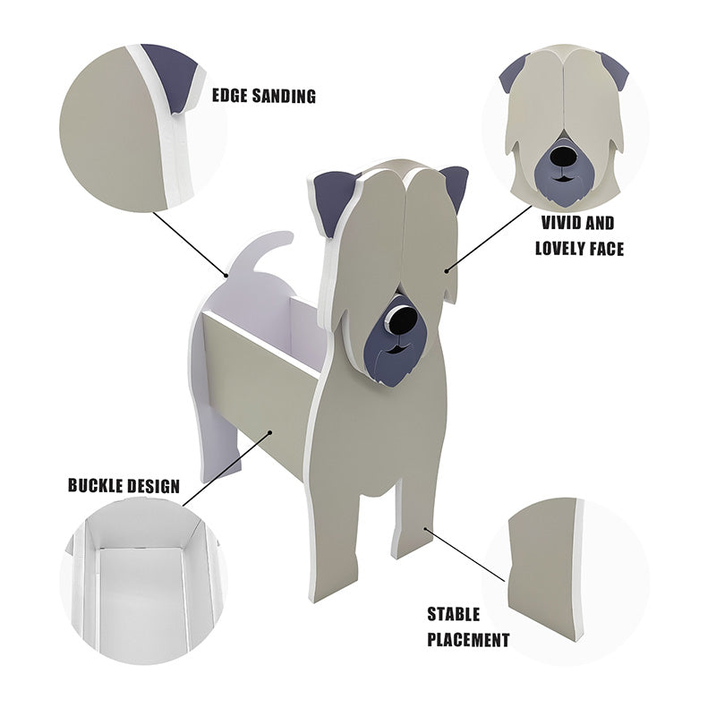 Wheaten Terrier Planter AP100-Jolura