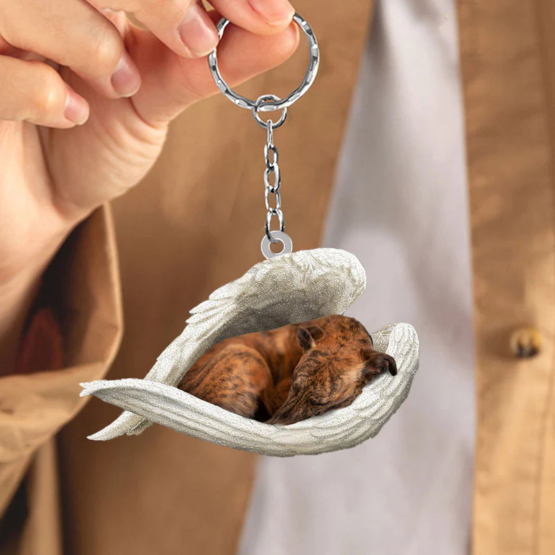 Sleeping Angel Acrylic Keychain Whippet SA109-Jolura