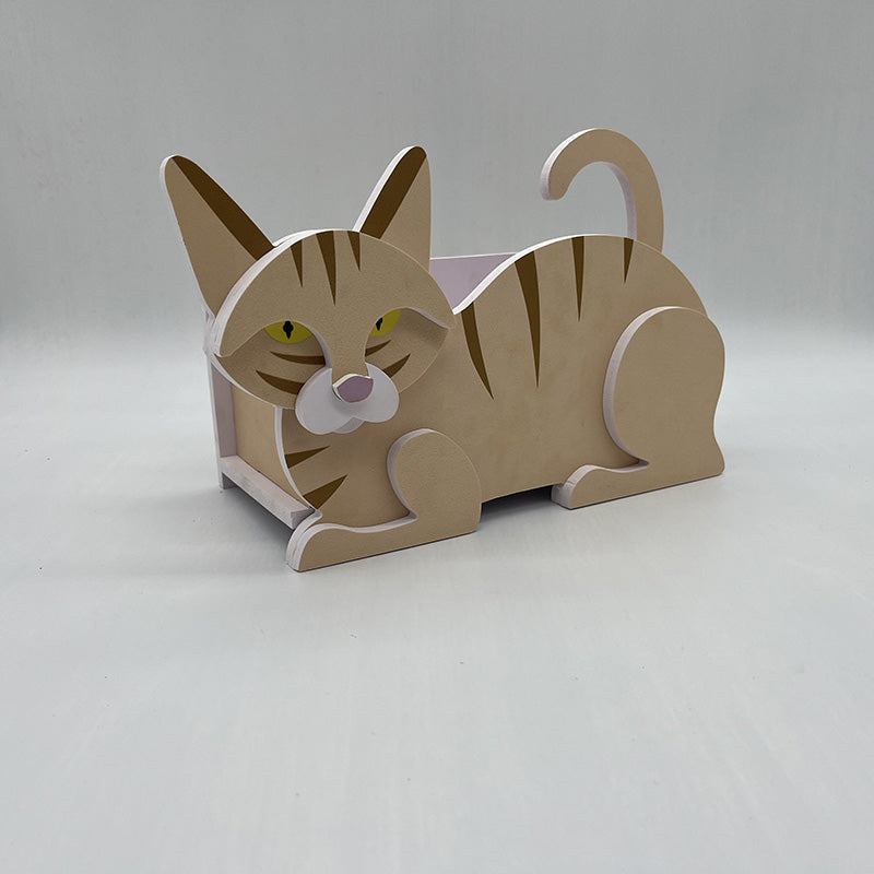 Yellow Cat Planter AP076-Jolura