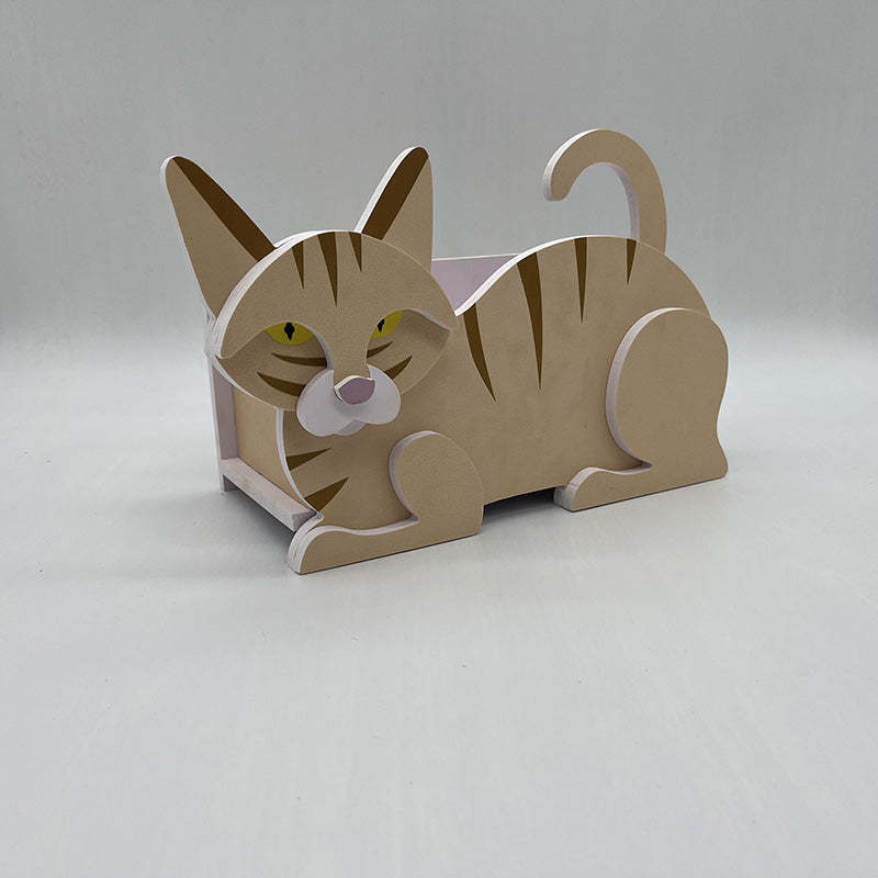 Yellow Cat Planter AP076-Jolura