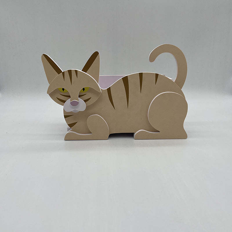 Yellow Cat Planter AP076-Jolura