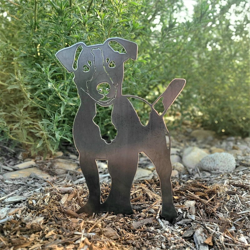 Jack Russell Terrier Metal Silhouette-Jolura
