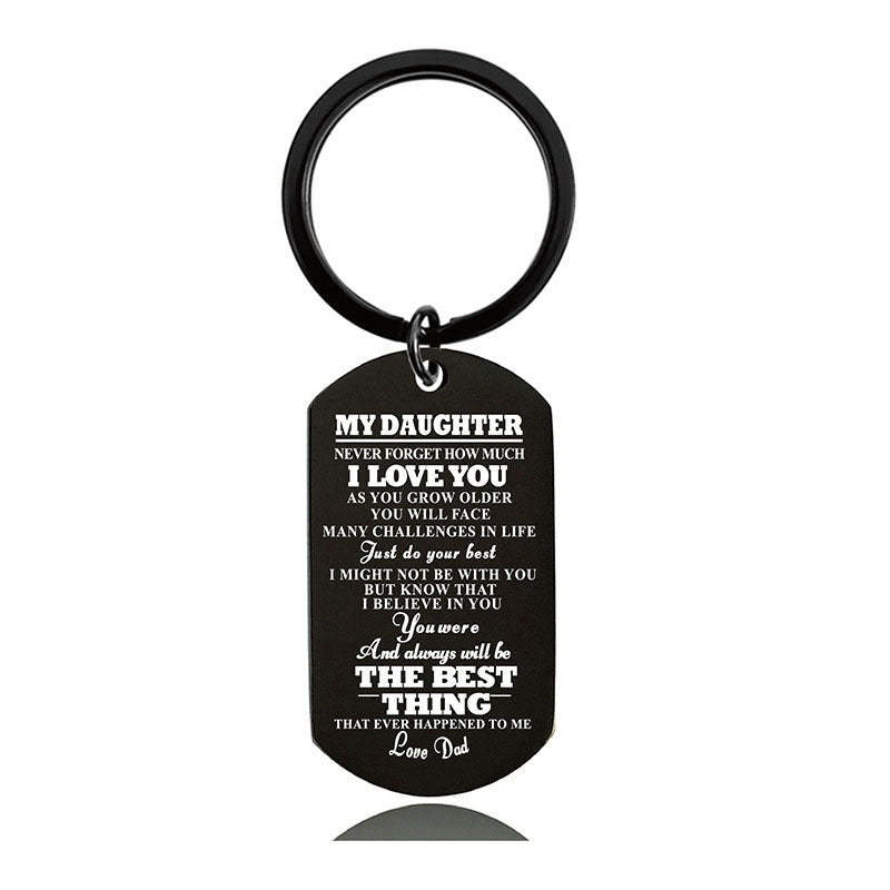 Never Forget How Much I Love You - Inspirational Keychain - A910-Jolura
