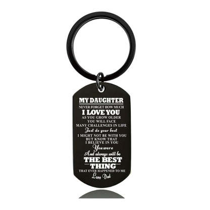 Never Forget How Much I Love You - Inspirational Keychain - A910-Jolura