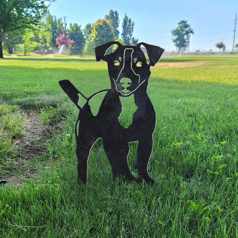 Jack Russell Terrier Metal Silhouette-Jolura