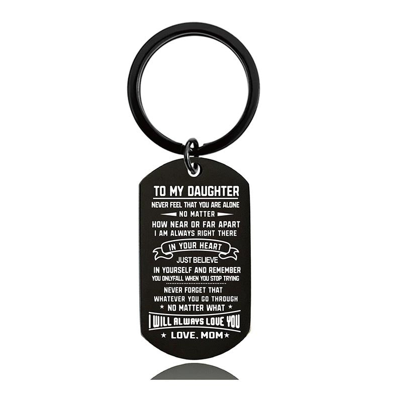 Mom To Daughter - I Will Always Love You - Inspirational Keychain - A914-Jolura