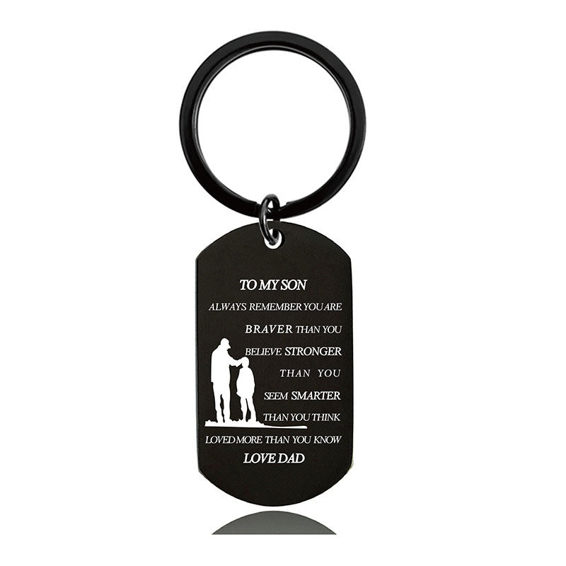 Always Remember You Are Braver Than You Believe - Inspirational Keychain - A900-Jolura
