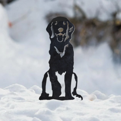Golden Retriever Metal Silhouette-Jolura