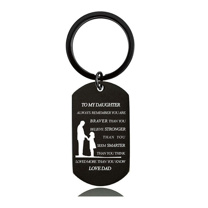 Always Remember You Are Braver Than You Believe - Inspirational Keychain - A901-Jolura