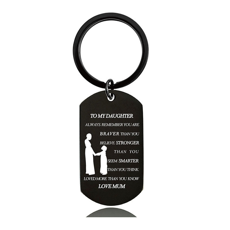 Always Remember You Are Braver Than You Believe - Inspirational Keychain - A902-Jolura