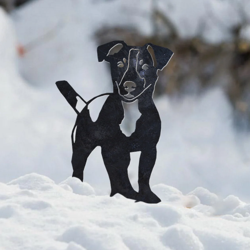 Jack Russell Terrier Metal Silhouette-Jolura