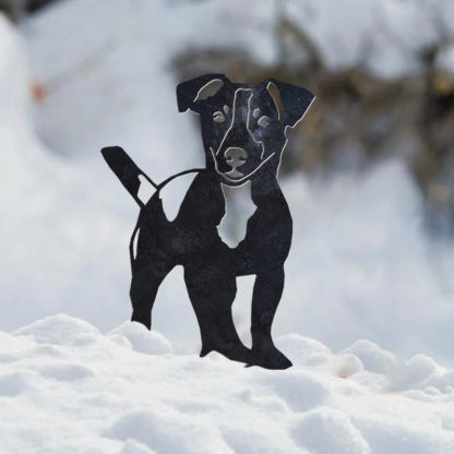Jack Russell Terrier Metal Silhouette-Jolura