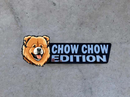Chow Chow Car Badge Laser Cutting Car Emblem CE063-Jolura