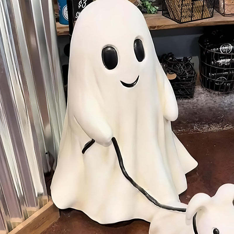 Halloween Ghost Walking Dog Statue-Jolura