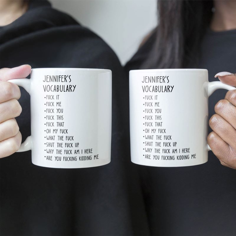 Funny Mug - Vocabulary - Personalized Coffee Mug