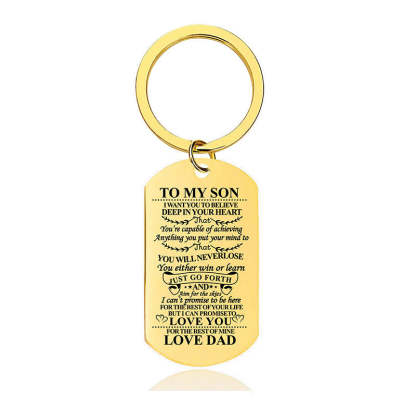 You Will Never Lose - Inspirational Keychain - A909-Jolura
