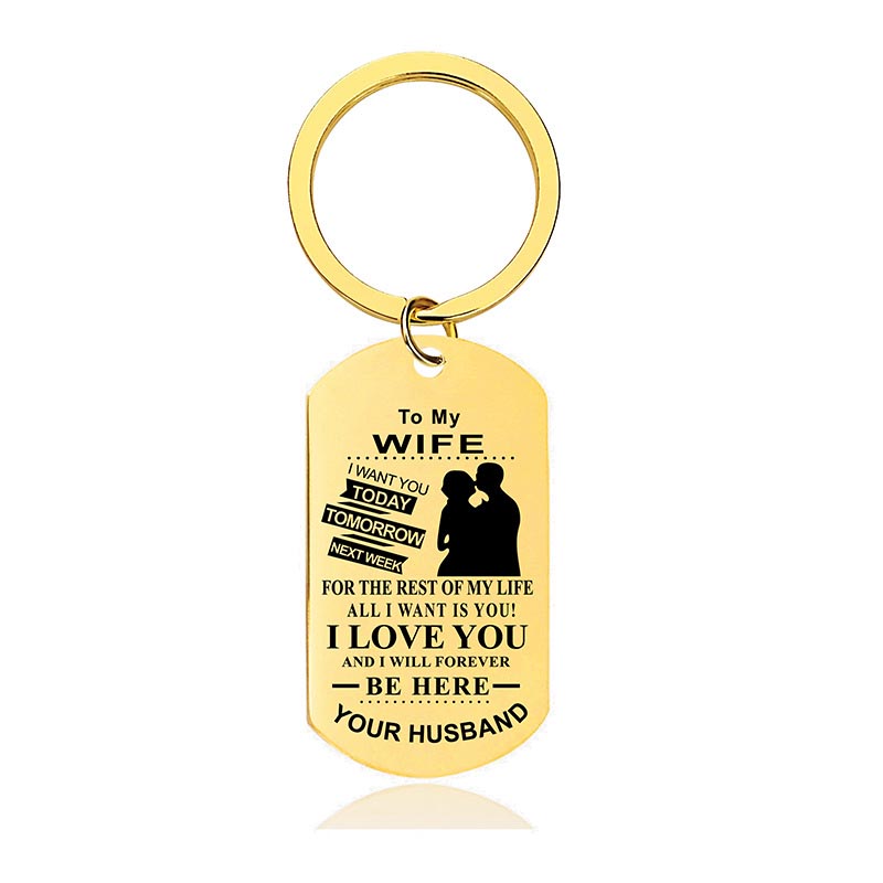 I Love You And I Will Forever Be Here - Inspirational Keychain - A913-Jolura
