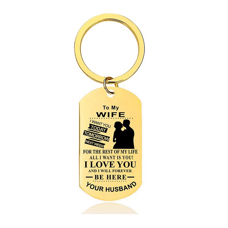 I Love You And I Will Forever Be Here - Inspirational Keychain - A913-Jolura