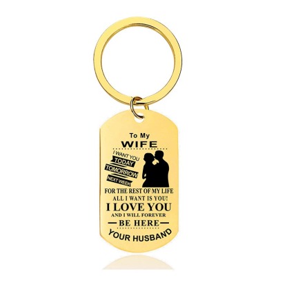 I Love You And I Will Forever Be Here - Inspirational Keychain - A913-Jolura
