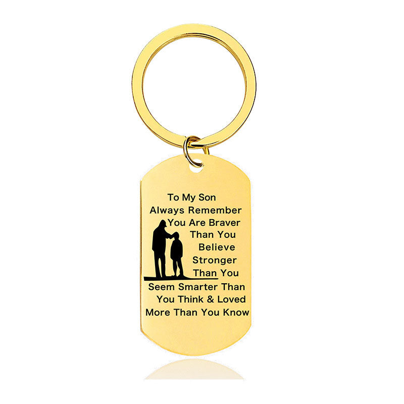 Always Remember You Are Braver Than You Believe - Inspirational Keychain - A897-Jolura